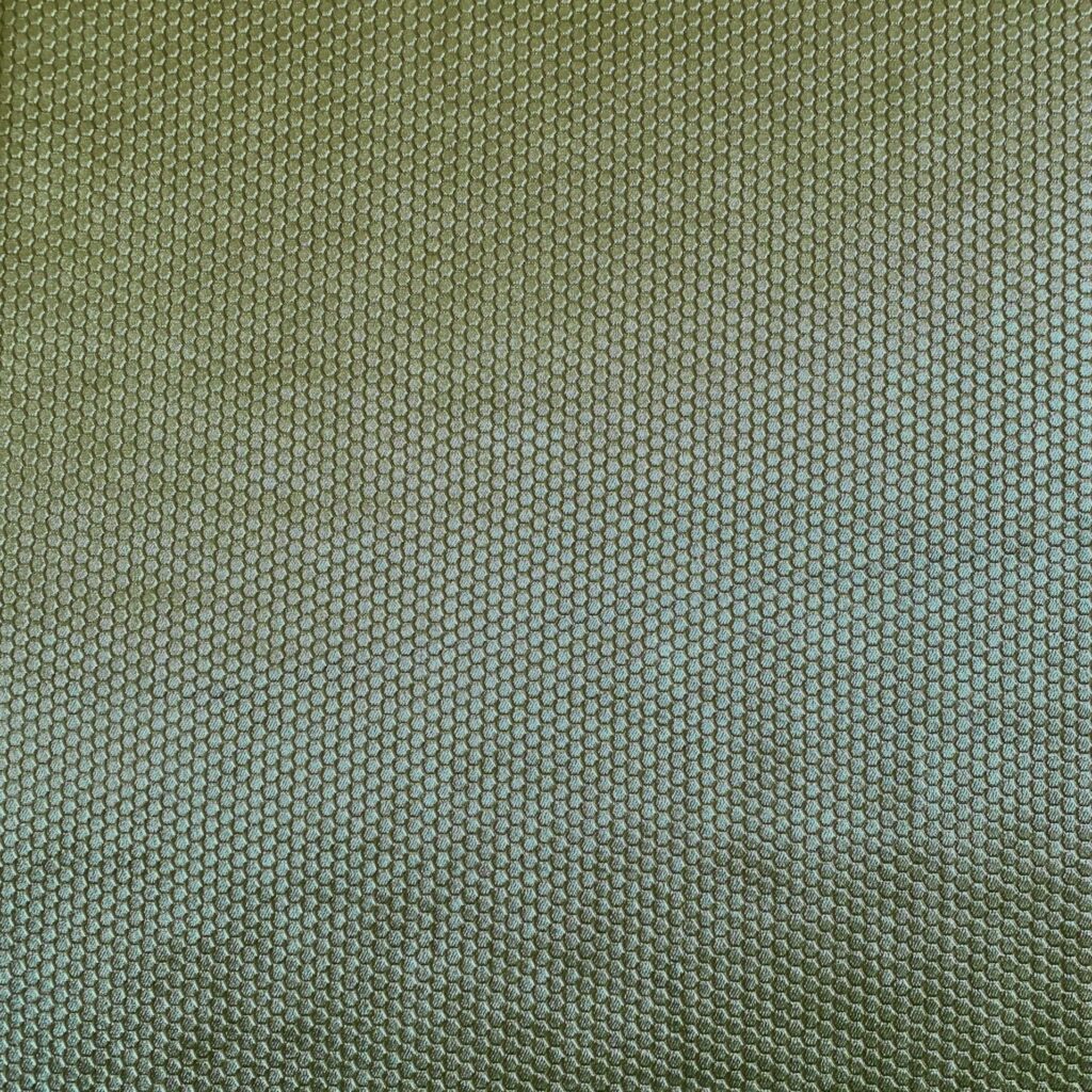 Velluto verde trama esagonale 1 m.